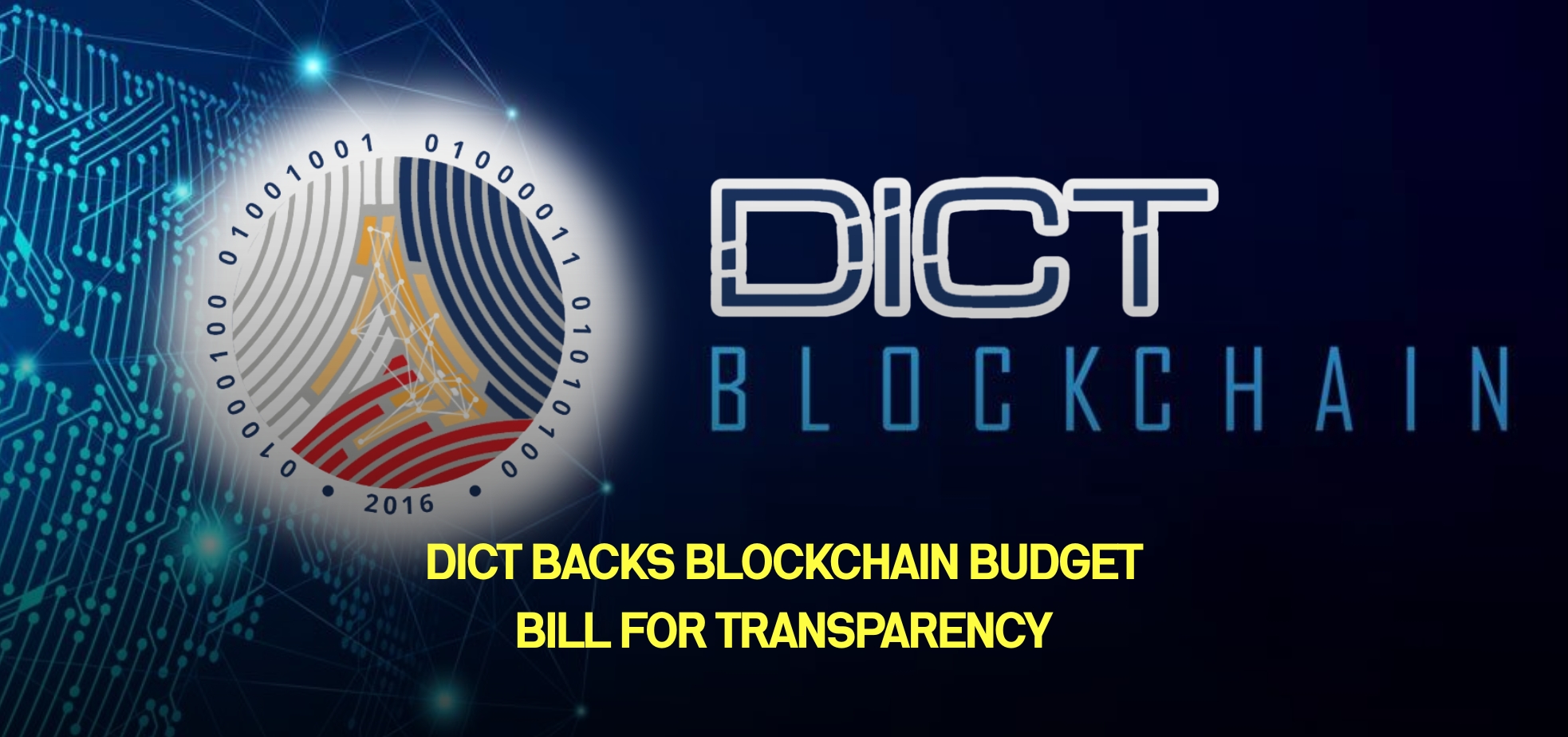 DICT Backs Blockchain Budget Bill for Transparency