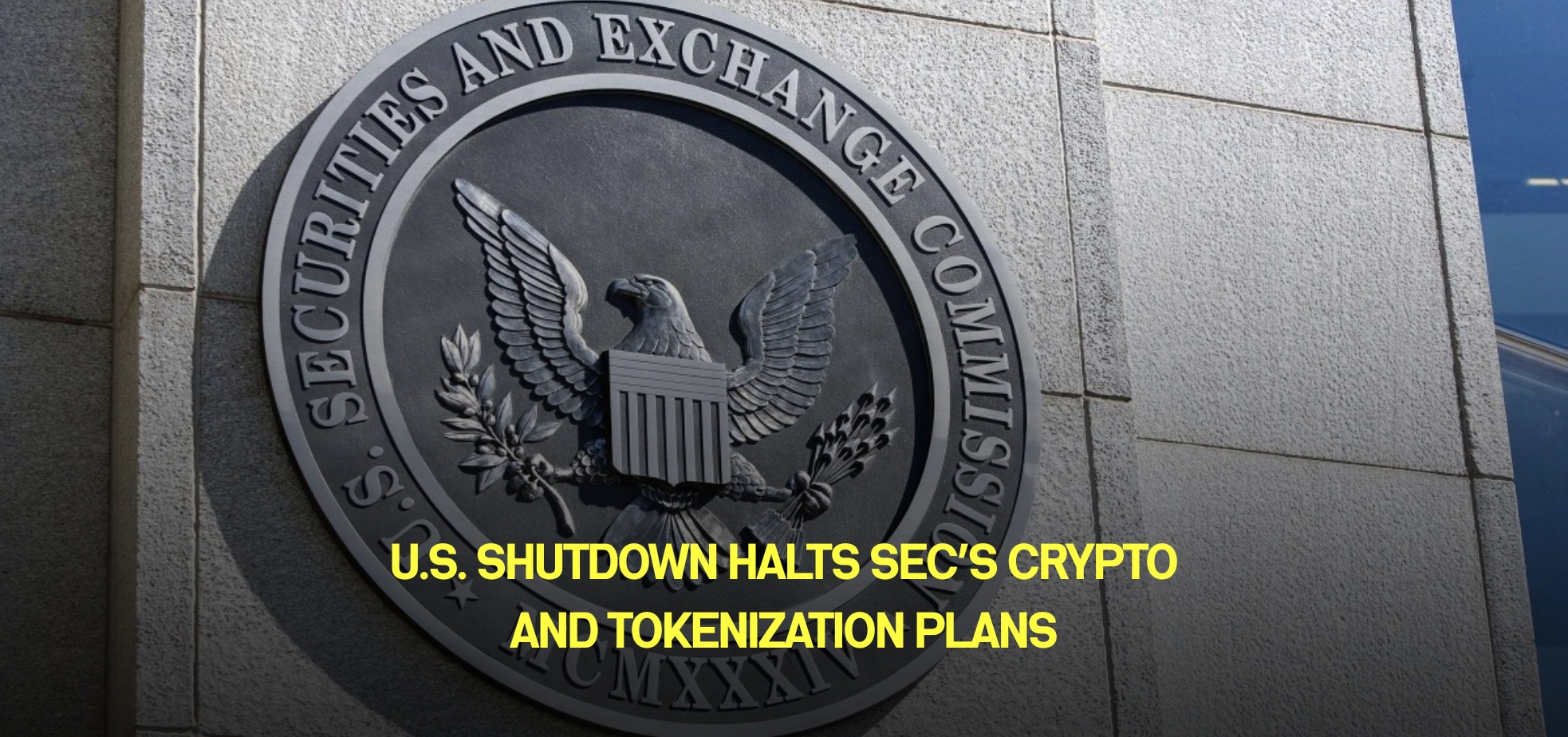 Government Shutdown Stalls SEC Work on Crypto and Tokenization